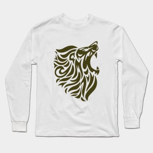 African Lion Inspired Long Sleeve T-Shirt